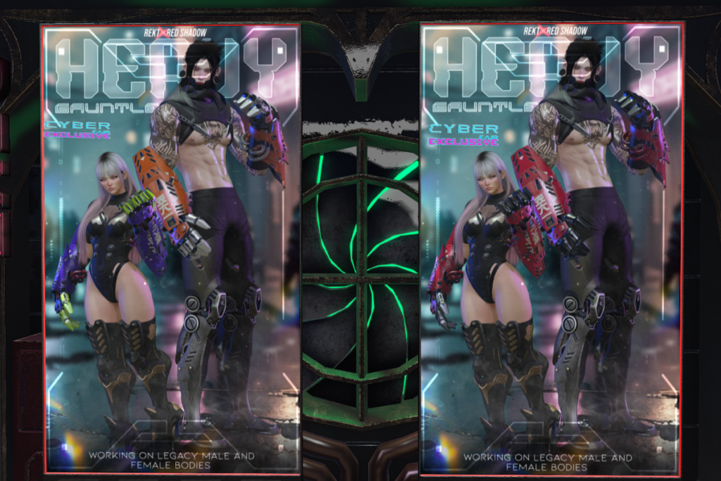 Heavy Gauntles - Legacy F+M, L$349 each/L$699 each FP