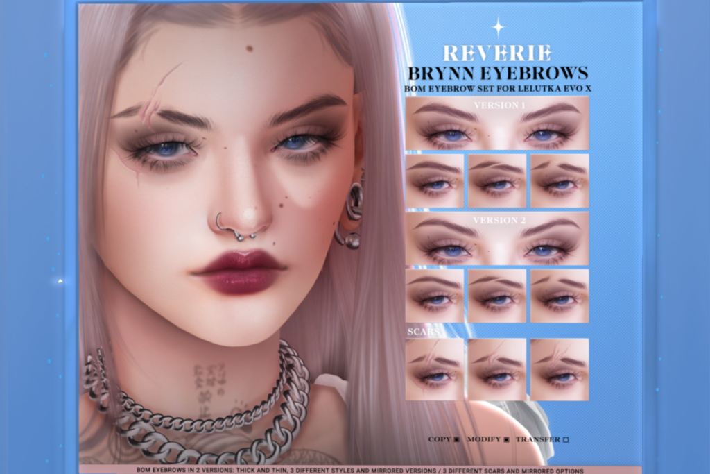 Brynn Eyebrows - Evo X, L$265