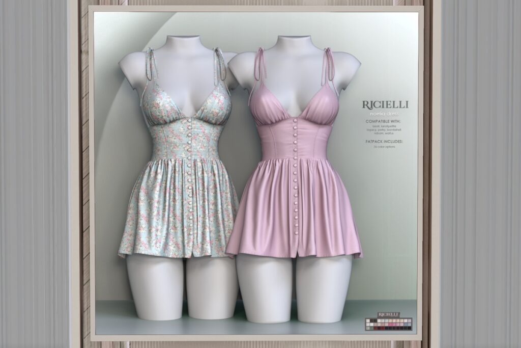 Noelia Dress - Legacy/Maitreyax/Reborn/+mods, L$329 each/L$1299 FP