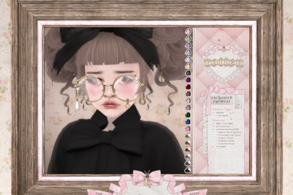 Enchanted Eyewear, L$349 each/L$499 FP