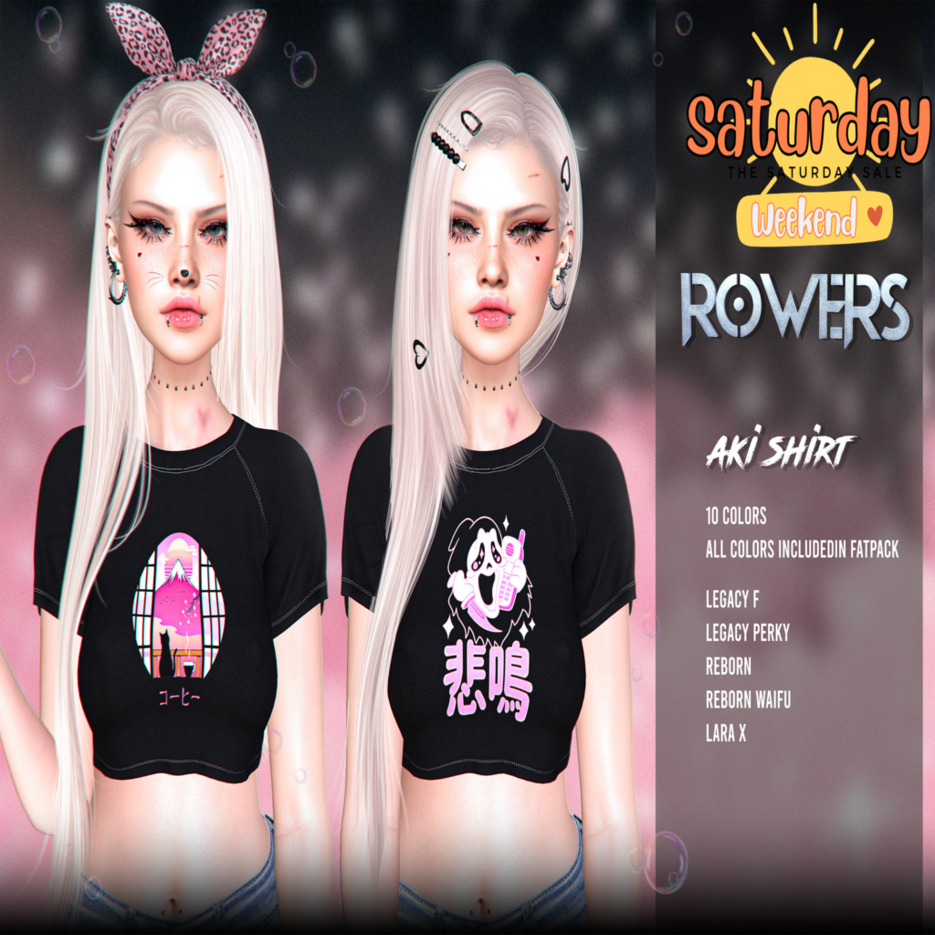 Aki Shirt - Legacy/MaitreyaX/Reborn/+mods	&lt;a href=&quot;http://maps.secondlife.com/secondlife/Rosehaven/196/127/2501&quot; target=&quot;_blank&quot;&gt;Teleport&lt;/a&gt;