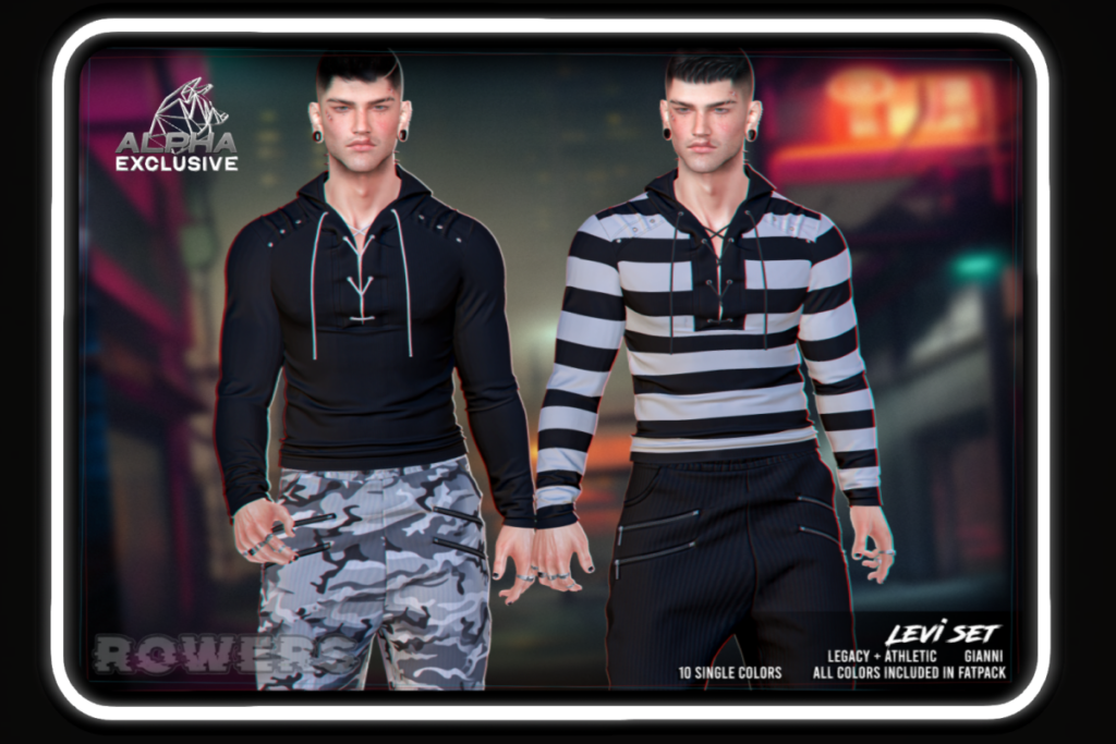 Levi Set - Gianni/Legacy/+mods, L$199 each/L$899 each FP