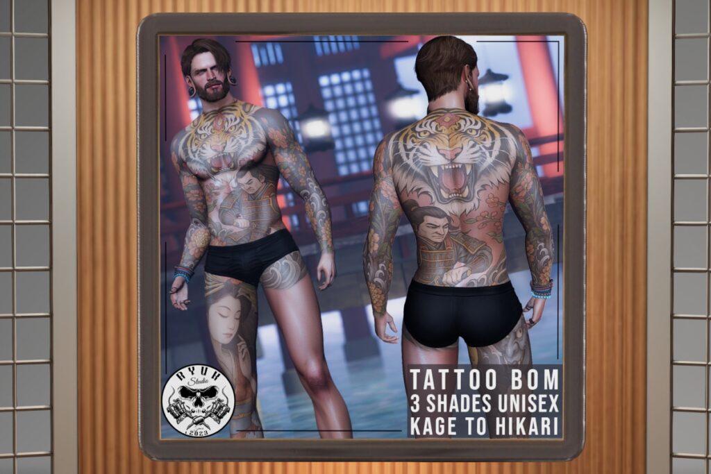 Kage To Hikari Tattoo - BOM, L$280