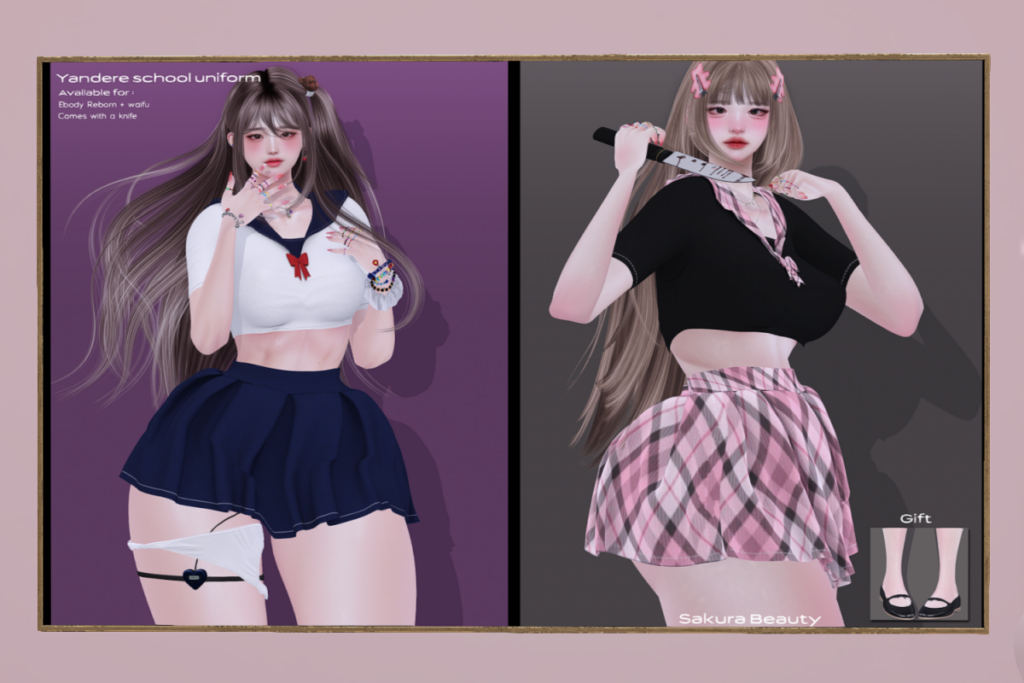 Yandere Set - Reborn/+mods, L$249-L$299 each