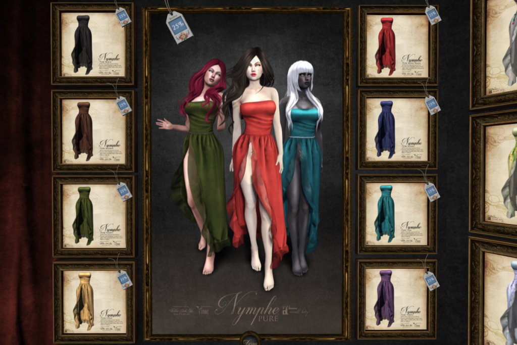 Nymphe Pure Dress - Maitreya, L$165 each