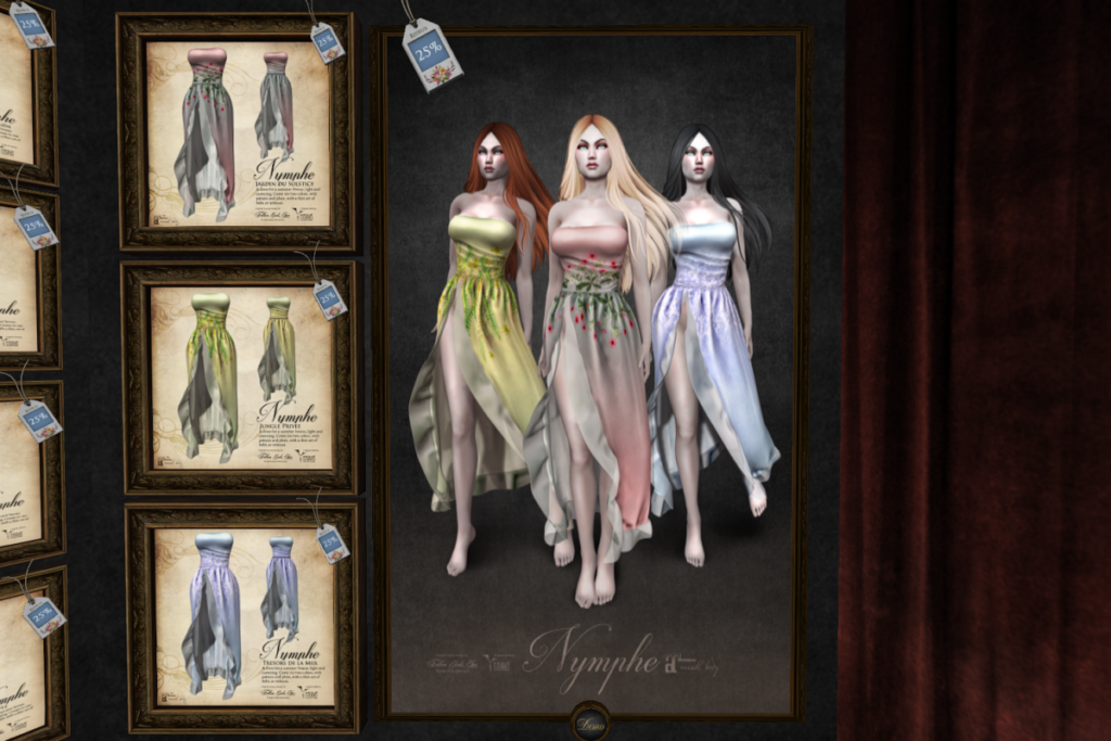 Nymphe Dress - Maitreya, L$210 each