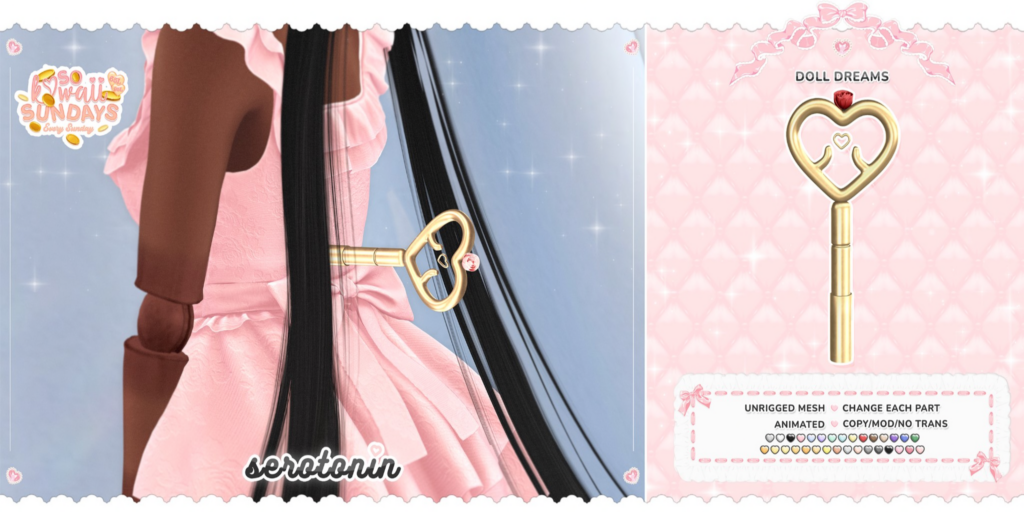 Doll Dreams Accessory	&lt;a href=&quot;http://maps.secondlife.com/secondlife/Starry%20Isles/32/72/2200&quot; target=&quot;_blank&quot;&gt;Teleport&lt;/a&gt;