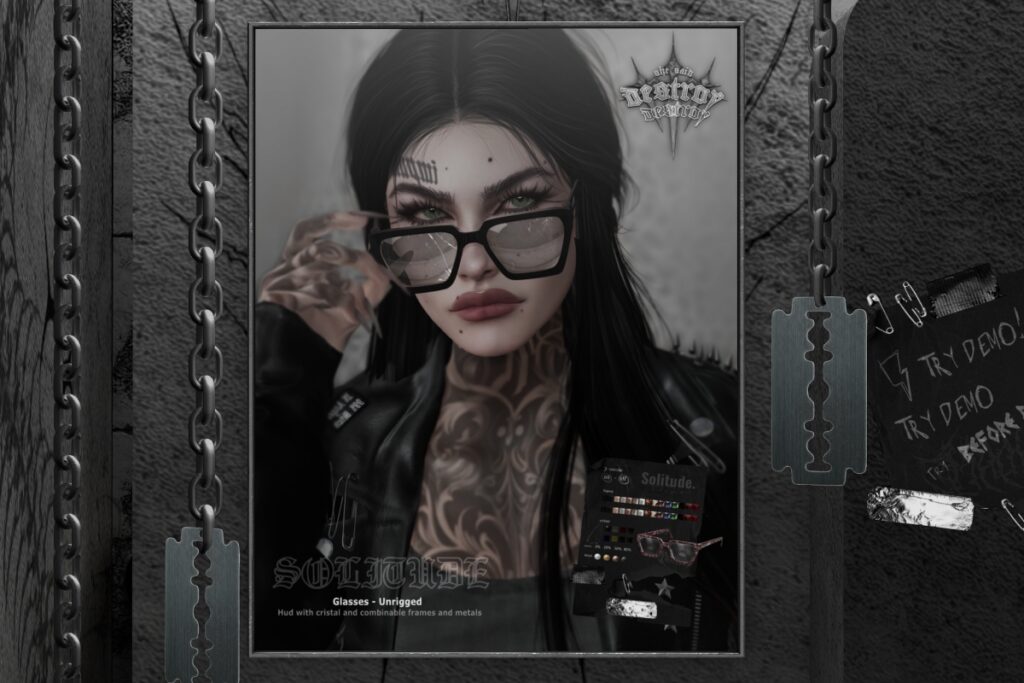 Solitude Glasses, L$320 FP
