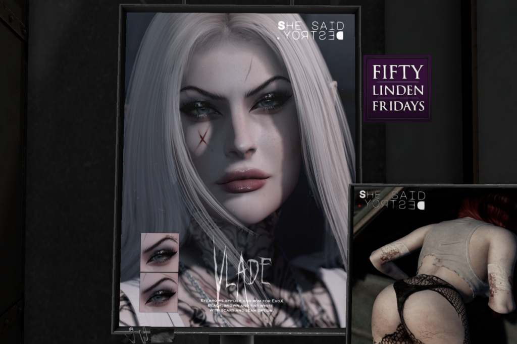 Vlade Brows - EvoX	&lt;a href=&quot;http://maps.secondlife.com/secondlife/Shadows/176/193/25&quot; target=&quot;_blank&quot;&gt;Teleport&lt;/a&gt;