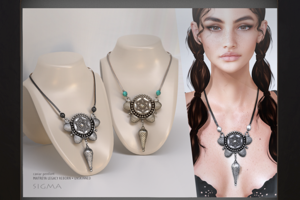 Caviar Pendant - Legacy/Maitreya/Reborn/Unrigged, L$340