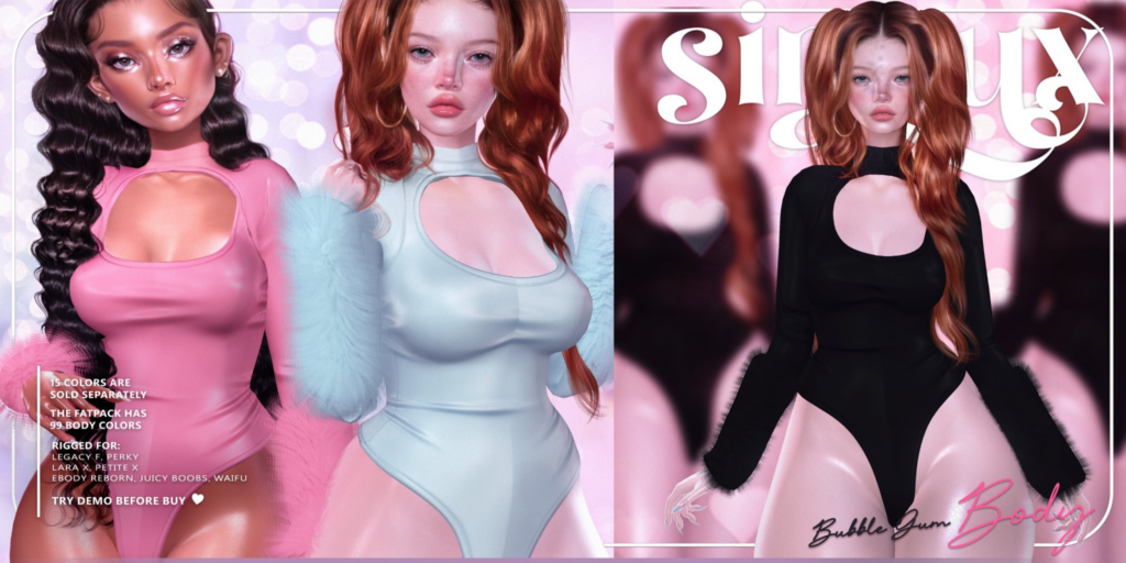 Bubble Gum Body - Legacy/MaitreyaX/Reborn/+mods	&lt;a href=&quot;http://maps.secondlife.com/secondlife/Raphael/85/187/2006&quot; target=&quot;_blank&quot;&gt;Teleport&lt;/a&gt;