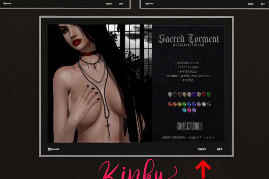 Sacred Torment - Legacy/MaitreyaX/Reborn, L$249
