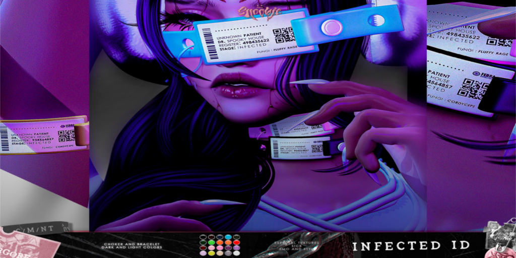 Infected ID Accessories	&lt;a href=&quot;http://maps.secondlife.com/secondlife/Cookies/201/189/2222&quot; target=&quot;_blank&quot;&gt;Teleport&lt;/a&gt;