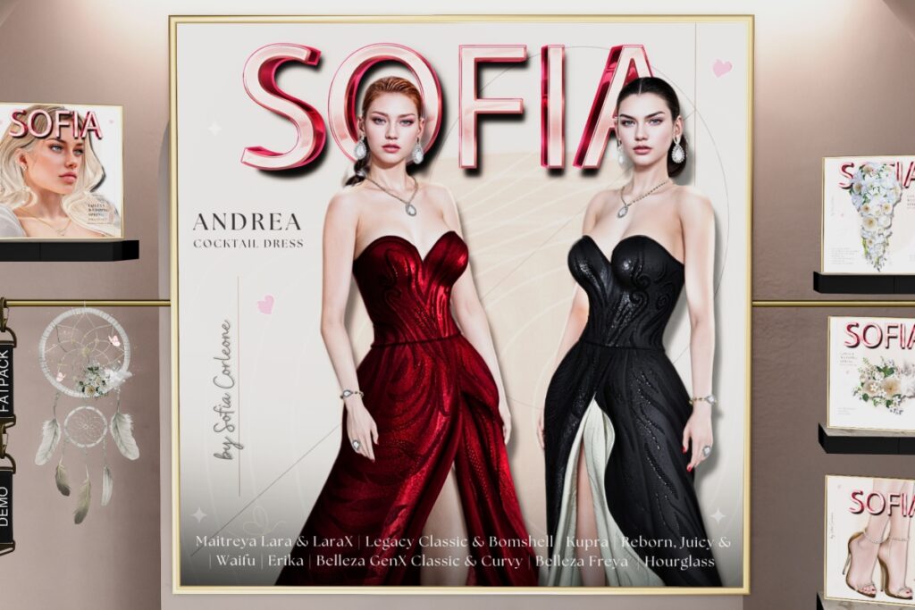 Andrea Outfit - see ad for fits, L$125-L$155 each/L$980 FP