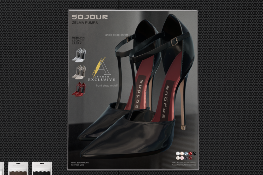 Zelma Pumps - Legacy/MaitreyaX/Reborn, L$249 each/L$999 FP
