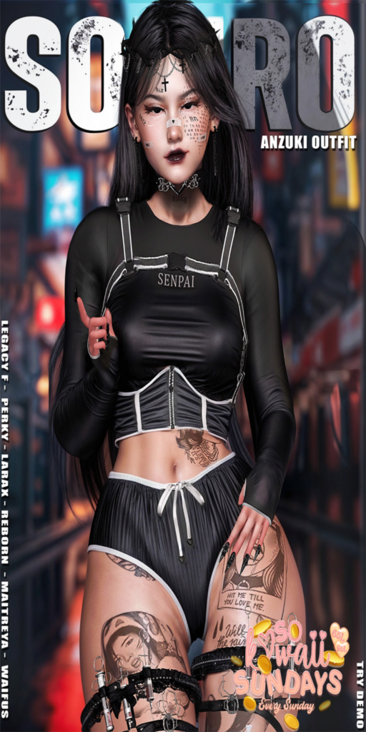 Anzuki Outfit - Legacy/Maitreya/Reborn/+mods	&lt;a href=&quot;http://maps.secondlife.com/secondlife/Silver%20City/147/223/2509&quot; target=&quot;_blank&quot;&gt;Teleport&lt;/a&gt;