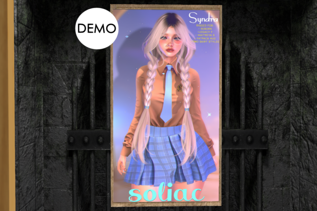 Syndra Shirt &amp; Skirt - Legacy/MaitreyaX/Reborn, L$199-L$249 each/L$799 FP