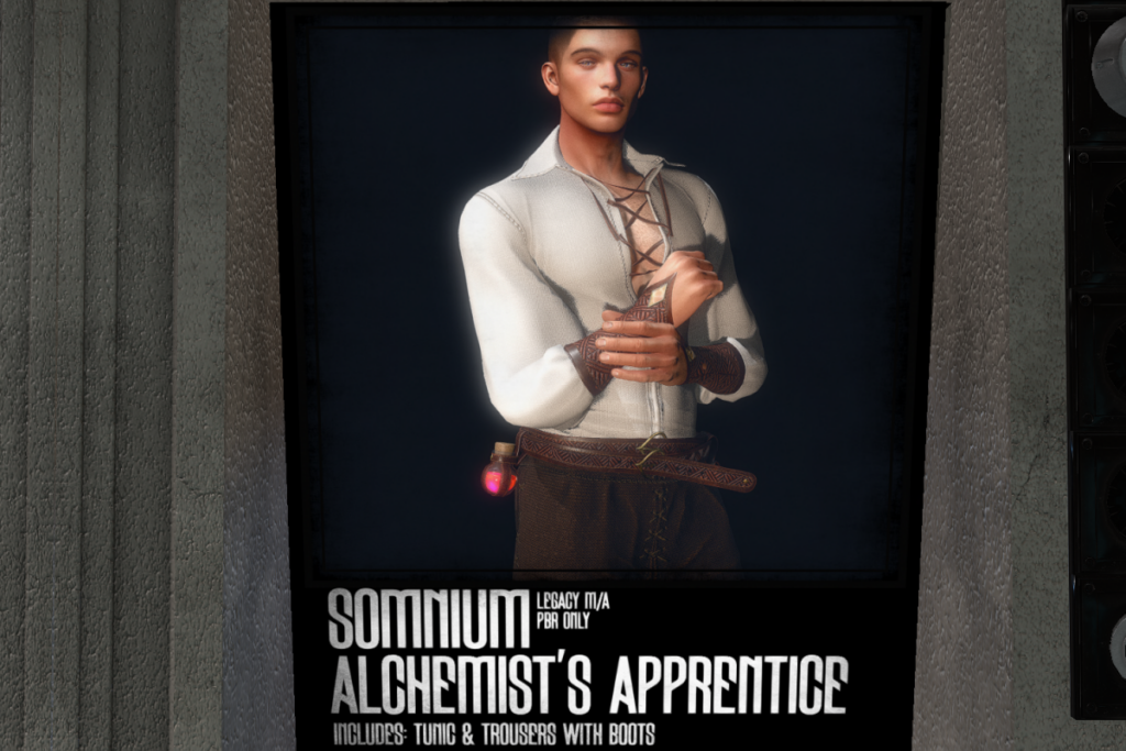 Alchemist&#039;s Apprentice - Legacy, L$499 each/L$2250 FP | Alchemist&#039;s Belt - Legacy, L$375