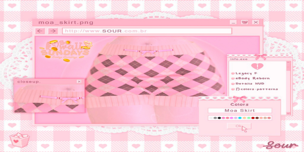 Moa Skirt - Legacy/Reborn	&lt;a href=&quot;http://maps.secondlife.com/secondlife/Tomoeda/173/207/28&quot; target=&quot;_blank&quot;&gt;Teleport&lt;/a&gt;