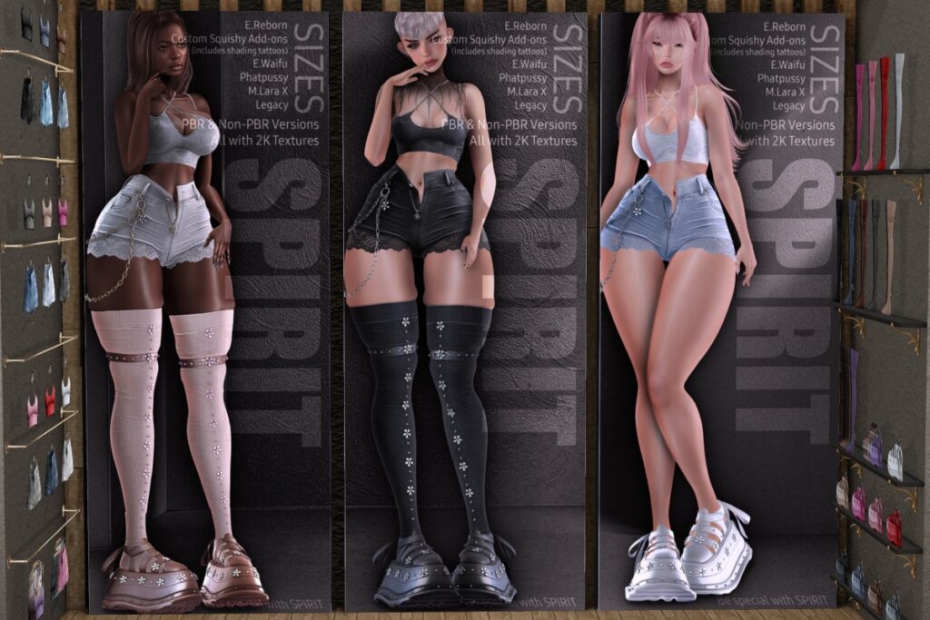 Jenni Outfit - Legacy/MaitreyaX/Reborn/+mods, L$399 each/L$1399 each FP