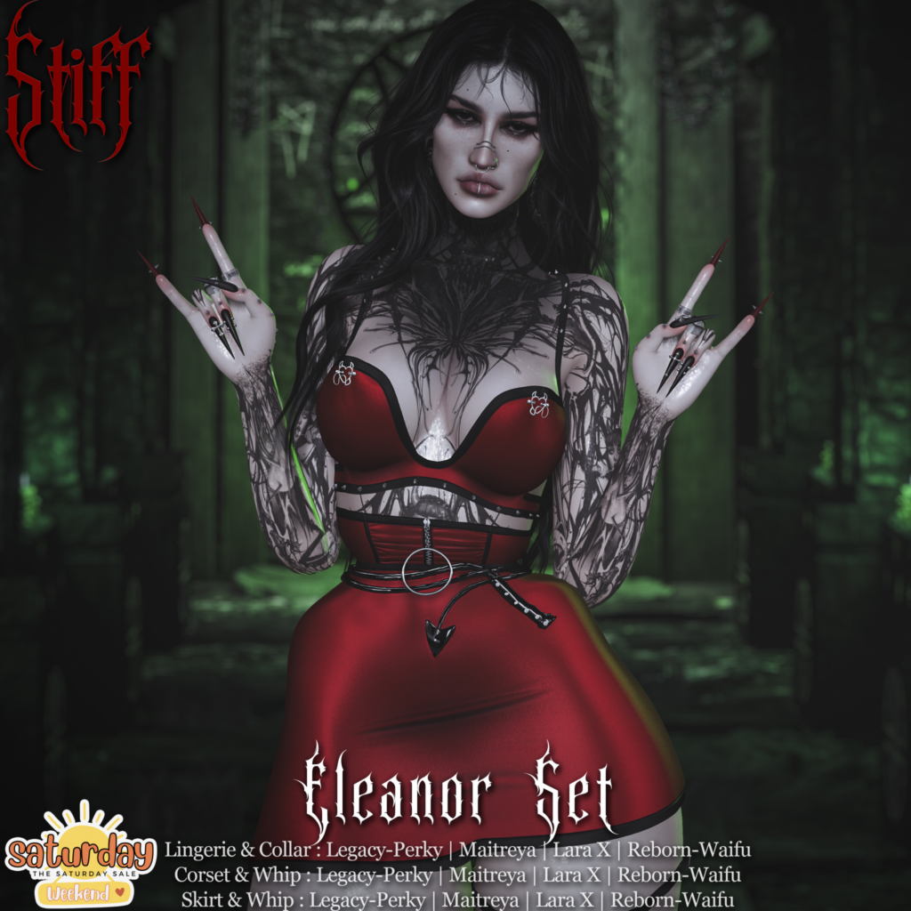 Eleanor Set - Legacy/Maitreya/Reborn/+mods	&lt;a href=&quot;http://maps.secondlife.com/secondlife/Dream%20Isles/25/193/601&quot; target=&quot;_blank&quot;&gt;Teleport&lt;/a&gt;