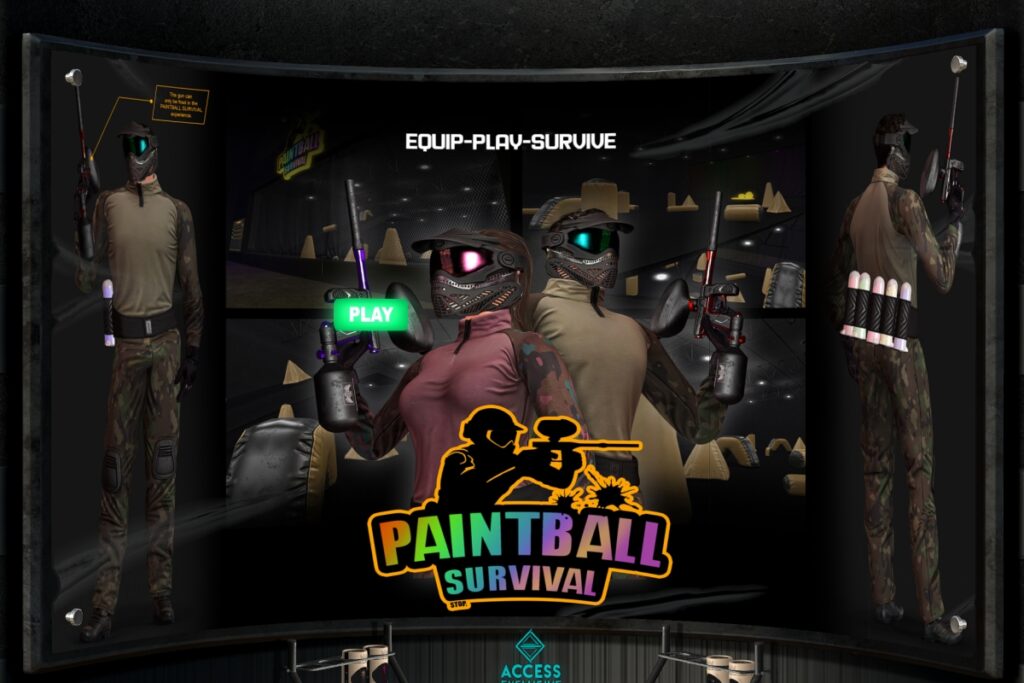 Paintball Survival Outfit &amp; Accessories - no fits listed, L$160-L$350 each