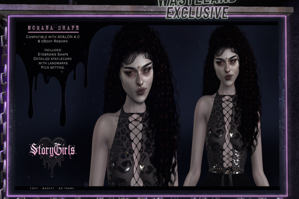 Morana Female Shape - EvoX Avalon/Reborn, L$599