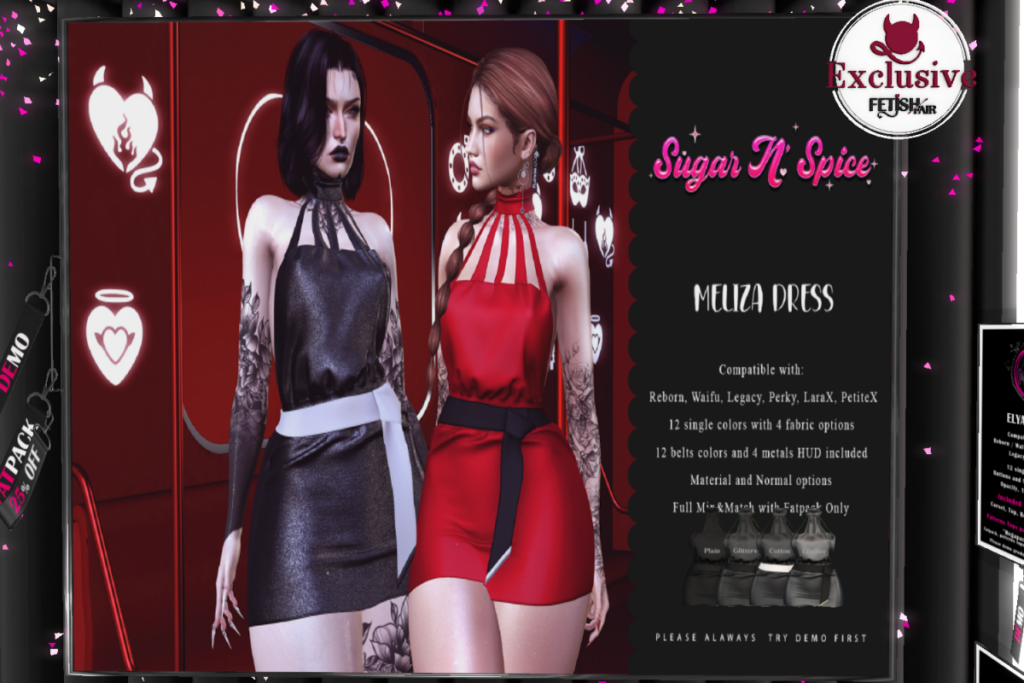 Meliza Dress - Legacy/MaitreyaX/Reborn/+mods, L$159 each/L$357 FP