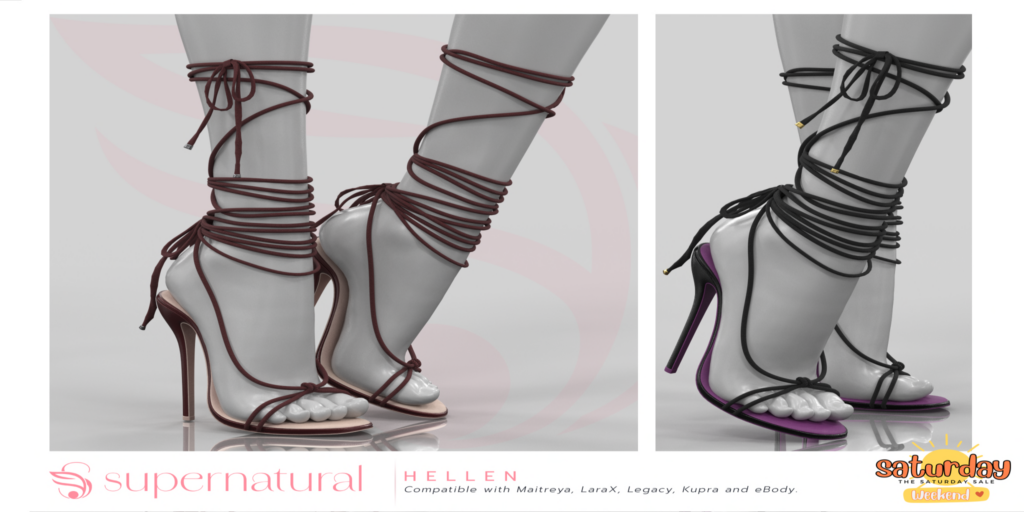 Kelcie Heels - Inithium/Legacy/Maitreya/Reborn	&lt;a href=&quot;http://maps.secondlife.com/secondlife/Supernatural/128/154/458&quot; target=&quot;_blank&quot;&gt;Teleport&lt;/a&gt;