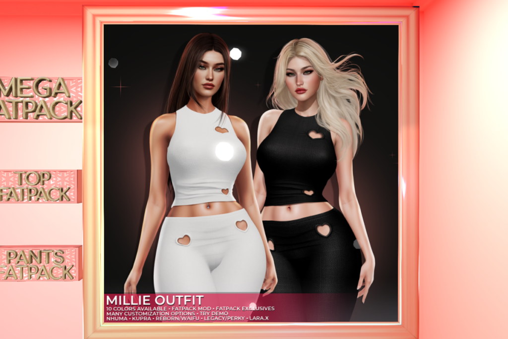 Millie Top and Pants - L$199 each/L$899 each FP/L$1599 MP