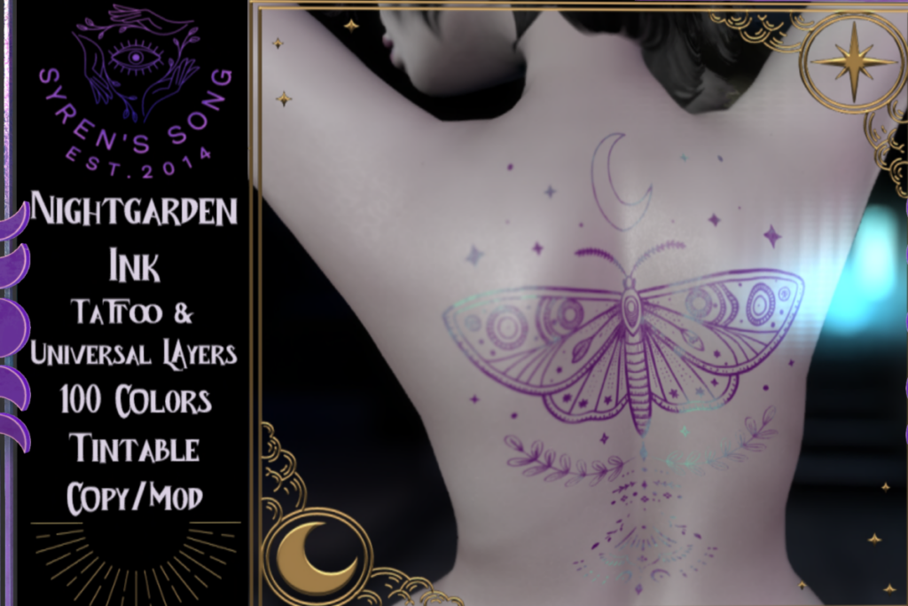 Nightgarden Ink Tattoo, L$350