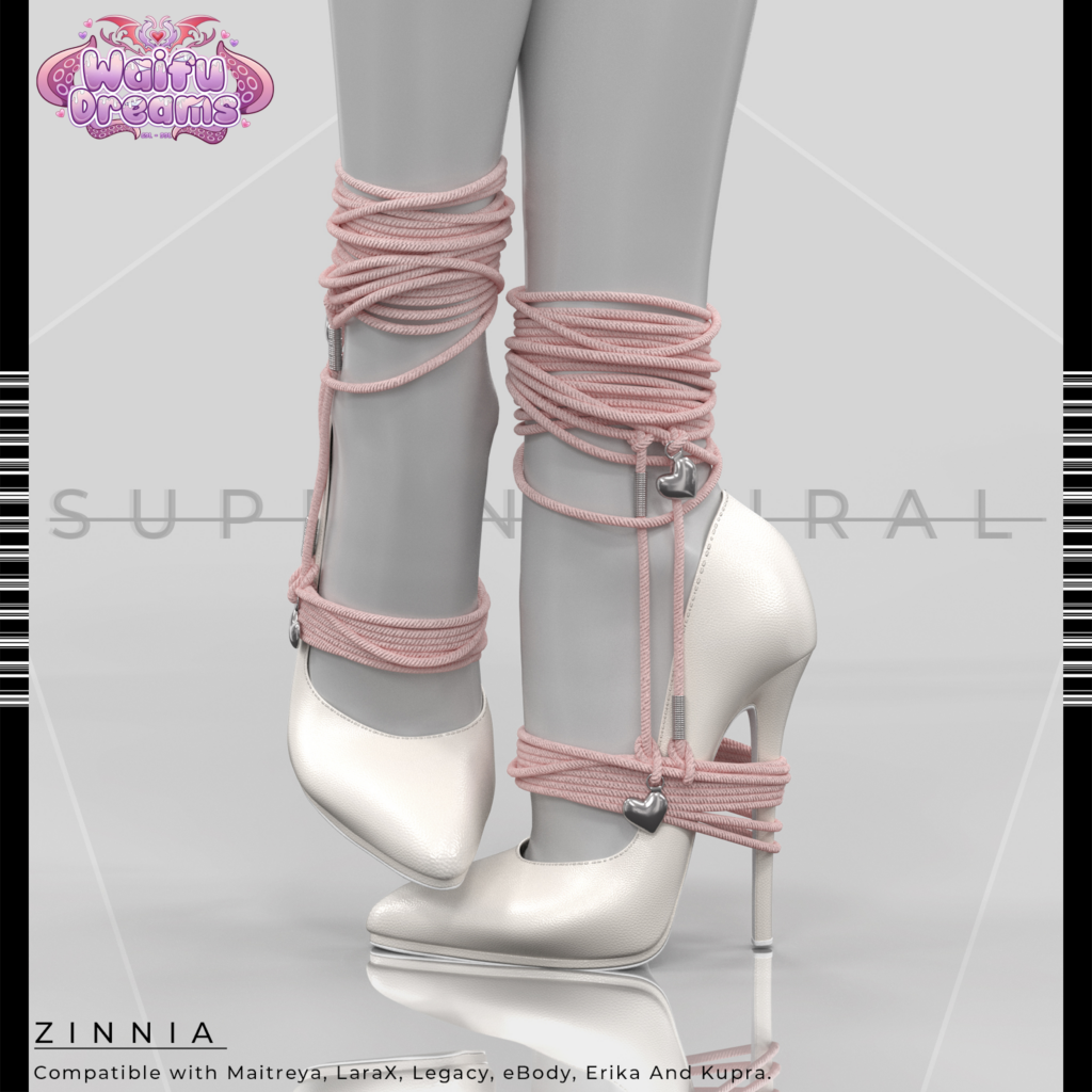 Zinnia Heels - Erika/Inithium/Legacy/Maitreya/Reborn/+mods