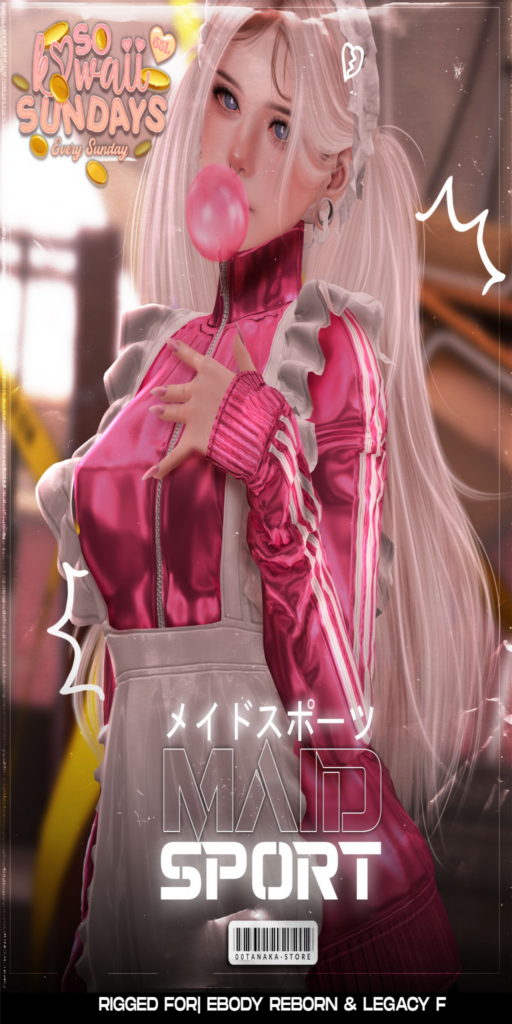Maid Sport - Legacy/Reborn	&lt;a href=&quot;http://maps.secondlife.com/secondlife/TOKYO%20ZERO/128/74/3186&quot; target=&quot;_blank&quot;&gt;Teleport&lt;/a&gt;