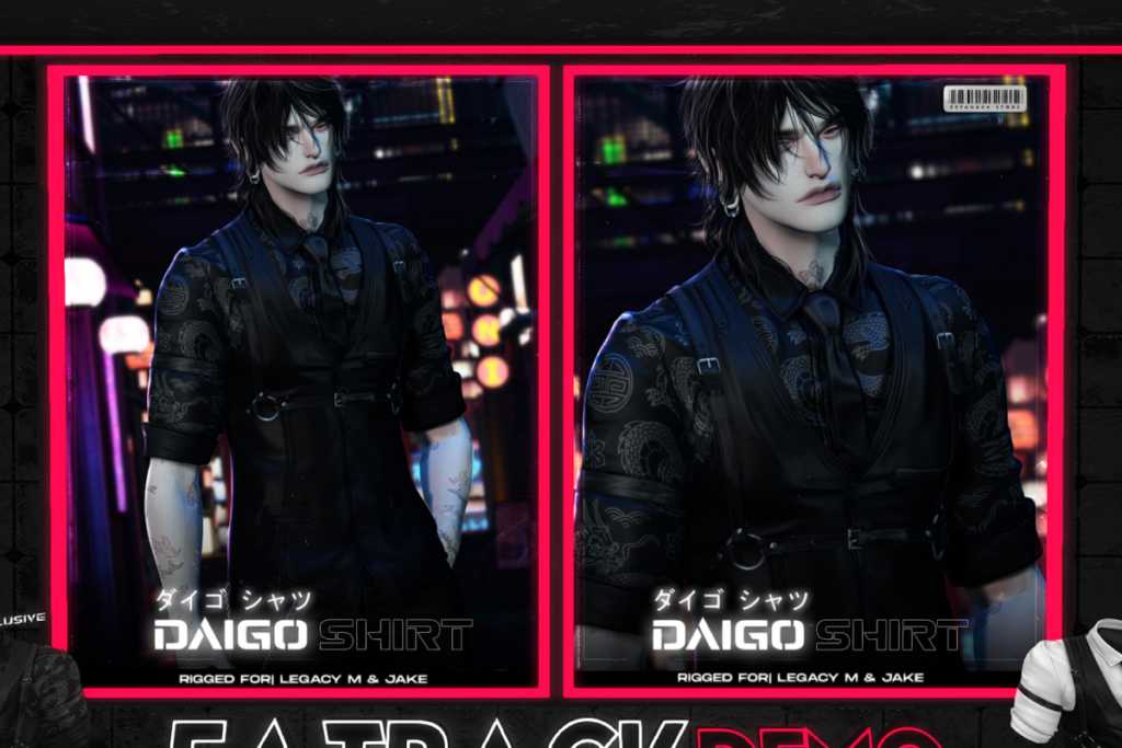Daigo Shirt - Jake/Legacy, L$350 each/L$950 FP