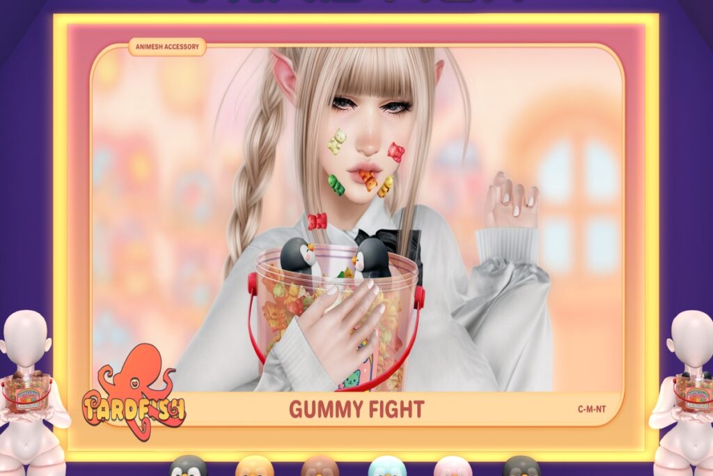 Gummy Fight Holdable, L$199 each/L$699 FP