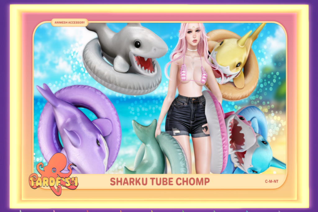 Sharku Tube Chomp Holdable, L$199 each