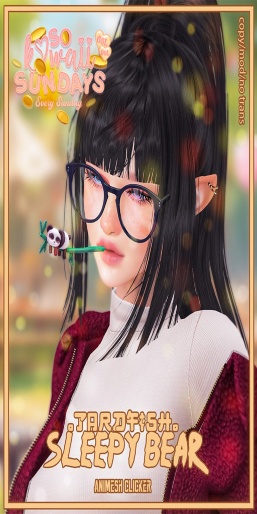Sleepy Bear Animesh Accessory	&lt;a href=&quot;http://maps.secondlife.com/secondlife/Tardfish/129/157/32&quot; target=&quot;_blank&quot;&gt;Teleport&lt;/a&gt;