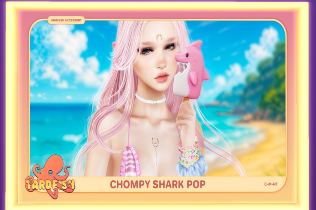 Chompy Shark Pop Holdable, L$199 each