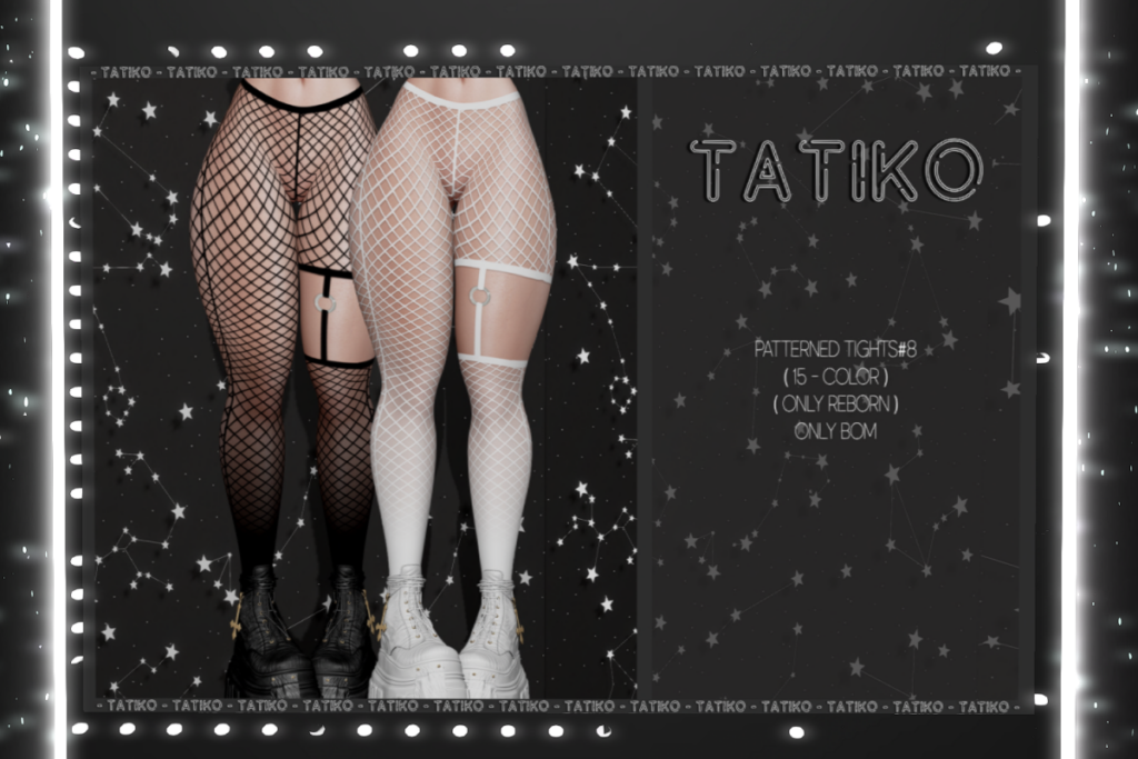Patterned Tights #18 - BOM for Reborn, L$300