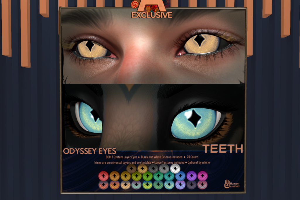 Odyssey Eyes - BOM, L$350