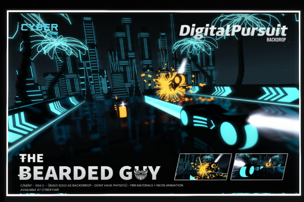 Digital Pursuit Backdrop, L$299