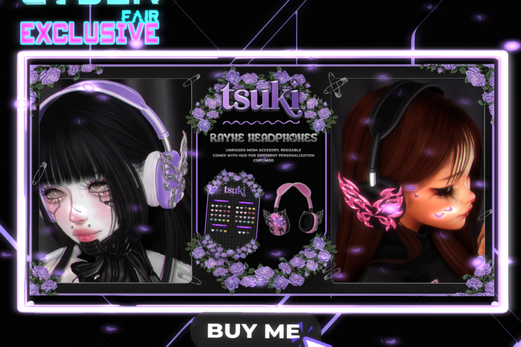 Rayne Headphones, L$299