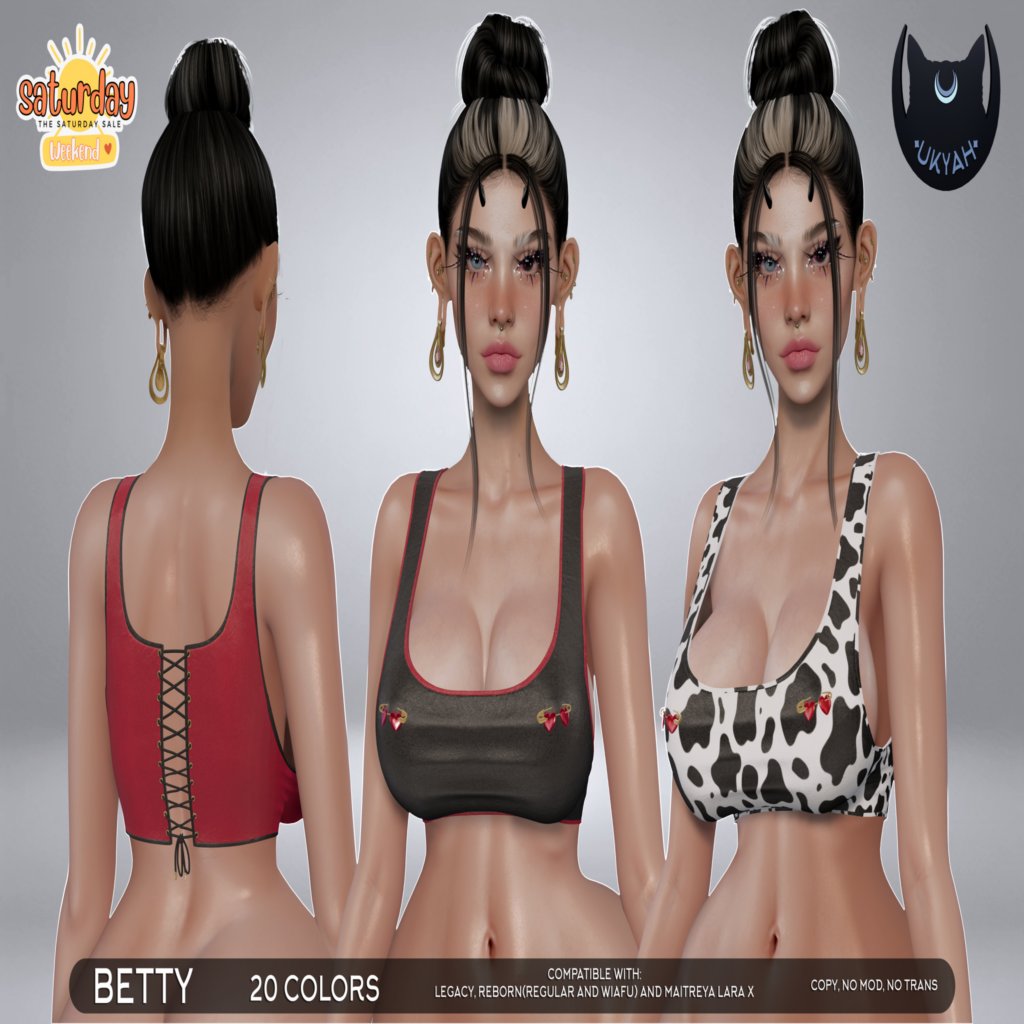 Betty Top - Legacy/MaitreyaX/Reborn/+mods	&lt;a href=&quot;http://maps.secondlife.com/secondlife/Magic%20Sky/182/122/2022&quot; target=&quot;_blank&quot;&gt;Teleport&lt;/a&gt;