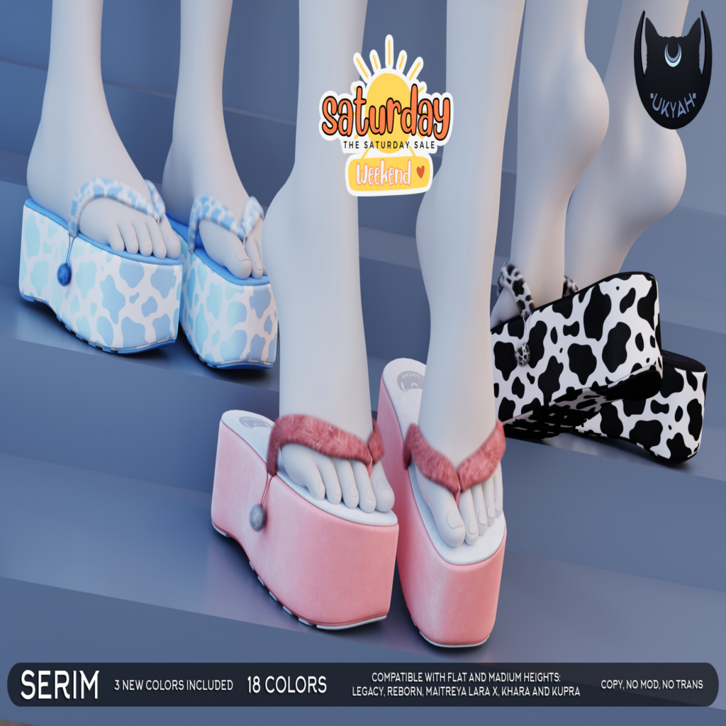 Serim Sandals - Inithium/Legacy/MaitreyaX/Reborn	&lt;a href=&quot;http://maps.secondlife.com/secondlife/Magic%20Sky/194/94/2022&quot; target=&quot;_blank&quot;&gt;Teleport&lt;/a&gt;