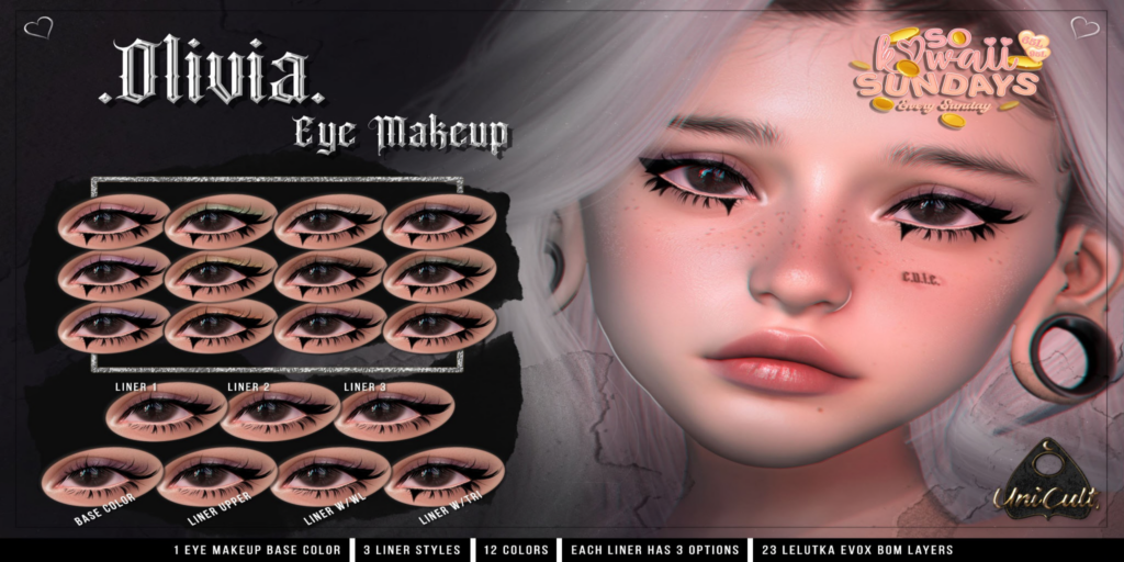 Olivia Eye Makeup - EvoX	&lt;a href=&quot;http://maps.secondlife.com/secondlife/Cerberus%20Crossing/71/228/1551&quot; target=&quot;_blank&quot;&gt;Teleport&lt;/a&gt;