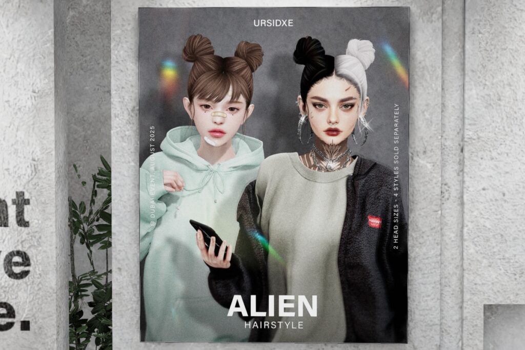 Alien Hairstyle, L$399/L$199 Upgrade Pack/L$589 FP