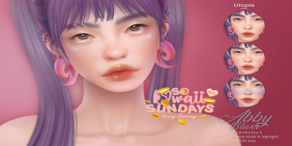 Abby Blush - EvoX	&lt;a href=&quot;http://maps.secondlife.com/secondlife/Hashira/207/97/4&quot; target=&quot;_blank&quot;&gt;Teleport&lt;/a&gt;