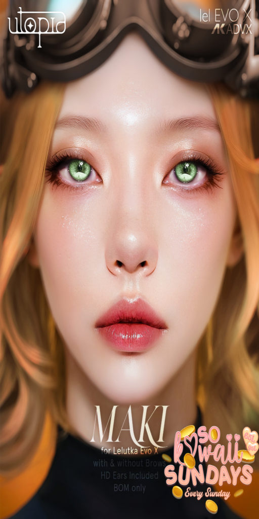 Maki Skin - AkX/EvoX	&lt;a href=&quot;http://maps.secondlife.com/secondlife/Hashira/207/97/4&quot; target=&quot;_blank&quot;&gt;Teleport&lt;/a&gt;