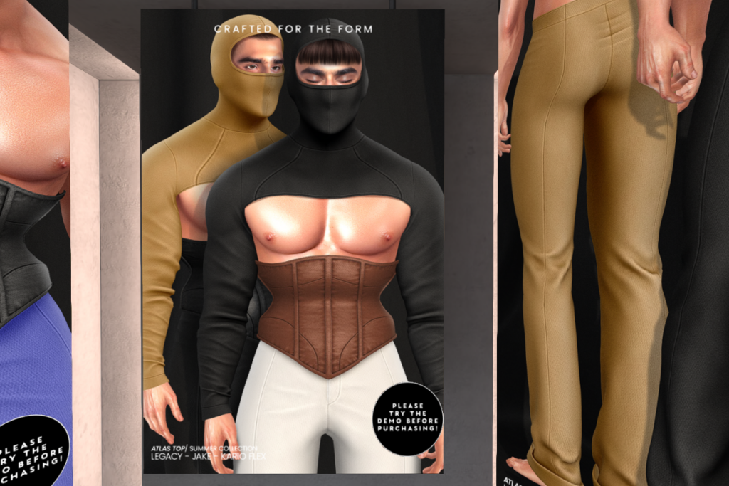 Atlas Top - Jake/Kario/Legacy, L$285 each/L$1225 FP