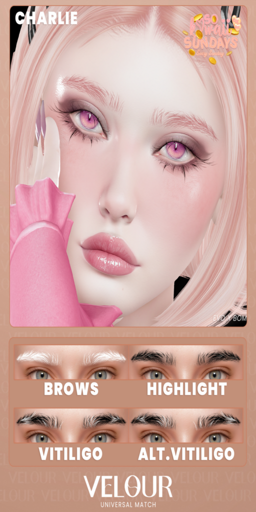 Charlie Brows - EvoX	&lt;a href=&quot;http://maps.secondlife.com/secondlife/VELOUR/93/115/83&quot; target=&quot;_blank&quot;&gt;Teleport&lt;/a&gt;